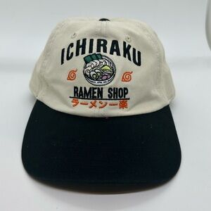 Naruto Shippuden Ichiraku Ramen Shop Hat Anime Adjustable Baseball Cap Viz Media